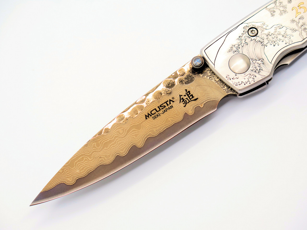 MC-114D-25Y Custom 1/1 Mcusta 25 Year Anniversary Hand Engraved