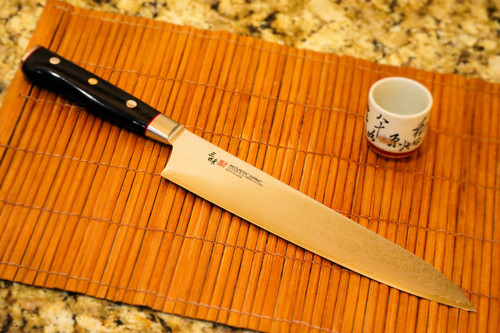 Mcusta Zanmai Classic Pro VG-10 Core Damascus 115mm Kitchen Cutlery St –  Tokushu Knife