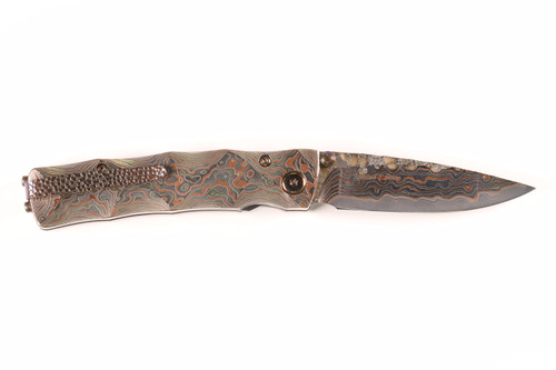 MC-33RD 25th Anniversary Shinra Take Mokume Damascus Handle