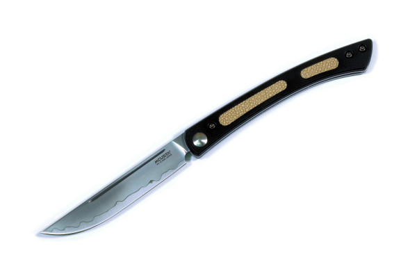 Mcusta The Executive Personal Limited Edition VG-10 Core White Singray 4.56" Folding Steak Knife