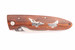 Limited Edition SN 001 Butterfly Inlay 4.3" Cocobolo Handle Damascus Blade Folding Knife