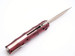 Blade Show 2026 Custom 1/1 Red Bamboo Handle Rainbow Damascus