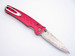 Blade Show 2026  MC-165D Damascus Wine Red aluminum 4.31" Folding knife