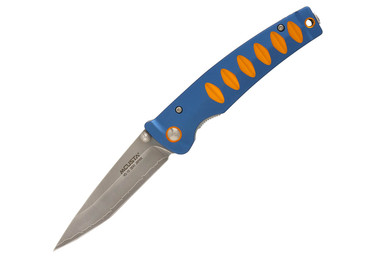 MC-42C Katana VG-10 Core San Mai Blue/Orange Anodized Aluminum 