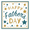 Fathers Day Card - Blue and gold stars