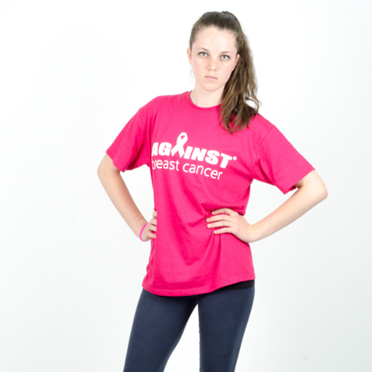 Against Breast Cancer Pink T-shirt