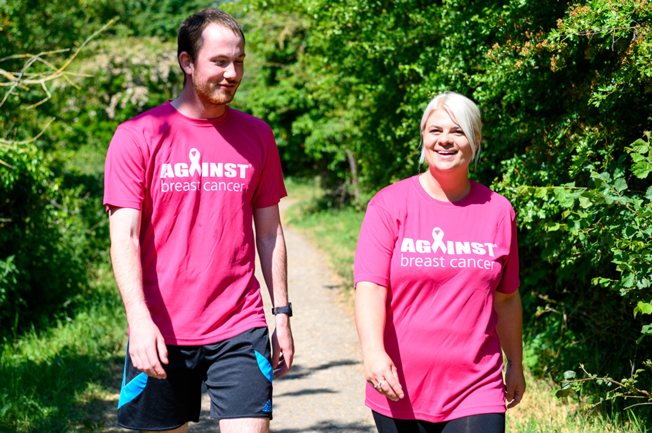 Against Breast Cancer Technical T-Shirt - Pink