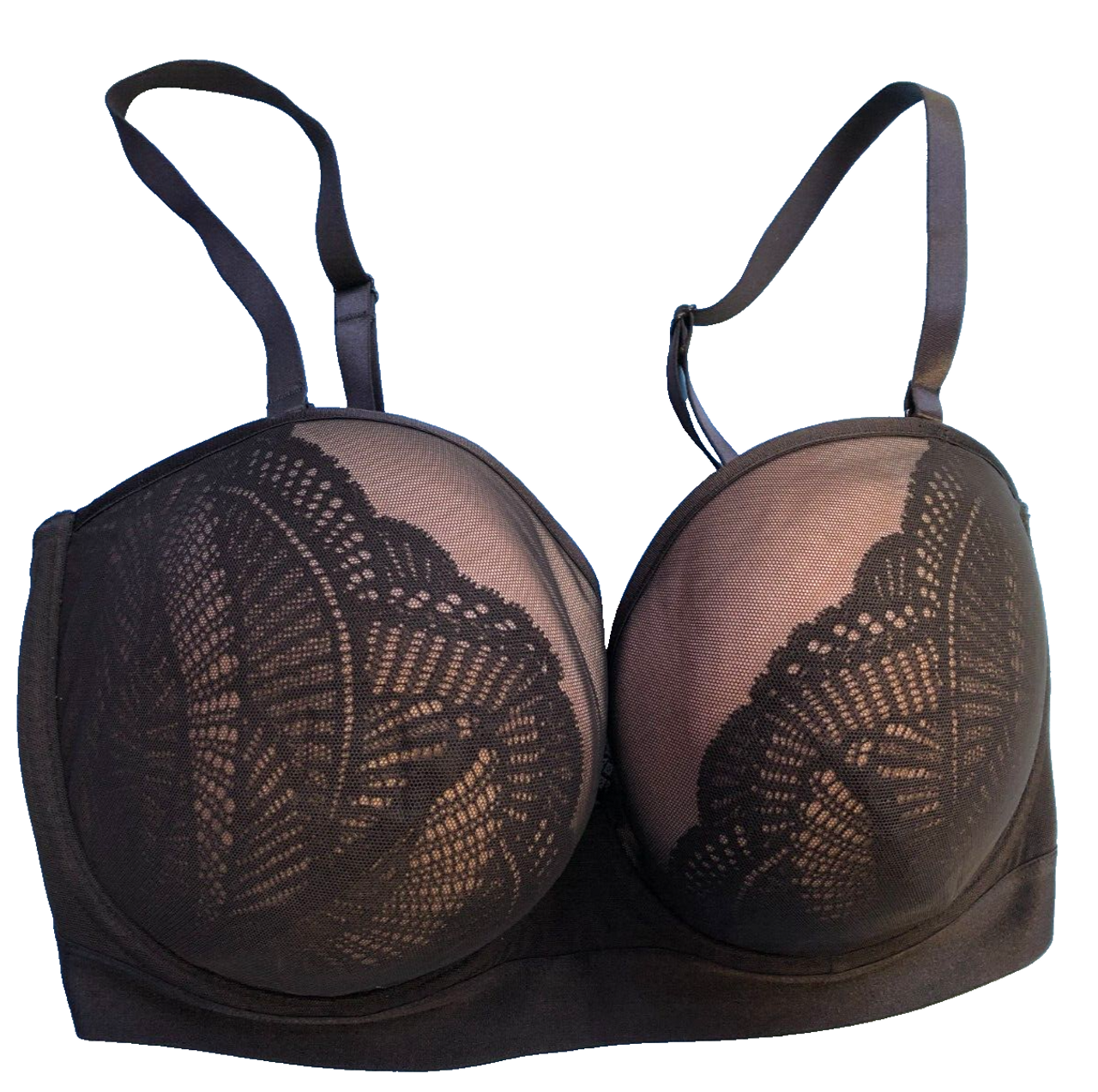 M&S Bra 36E Black Memory Foam Underwired Plunge Balcony New with Tags -  Against Breast Cancer