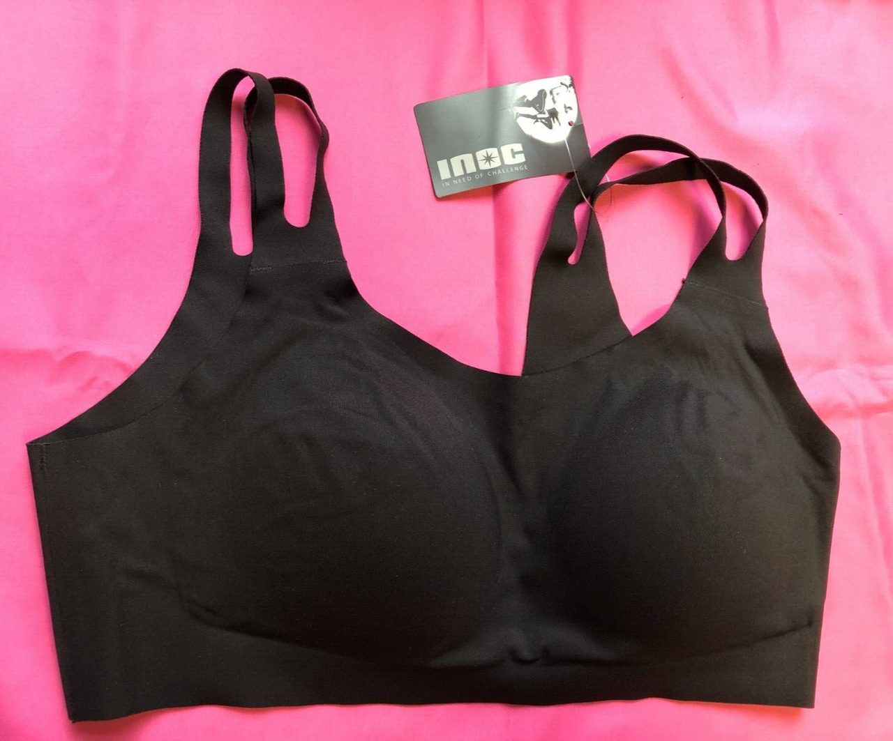 Pretty Secrets Bras 34D Red/Black Pk2 Full Cup Non-Wired Non Padded Ella  BNWT