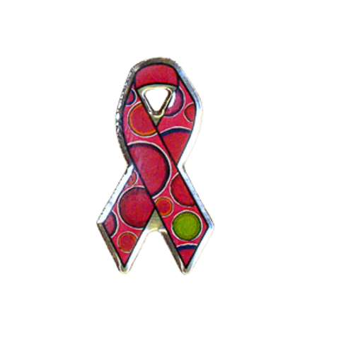 Box of 40 Against Breast Cancer Pin Badges