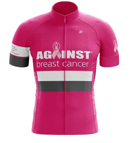 Against Breast Cancer Pink Cycling Jersey - Regular Fit