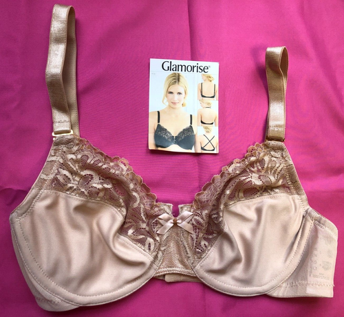 Louisa Bracq Bra 32E Pale Pink Full Cup Underwired Non Padded 47701 BNWT