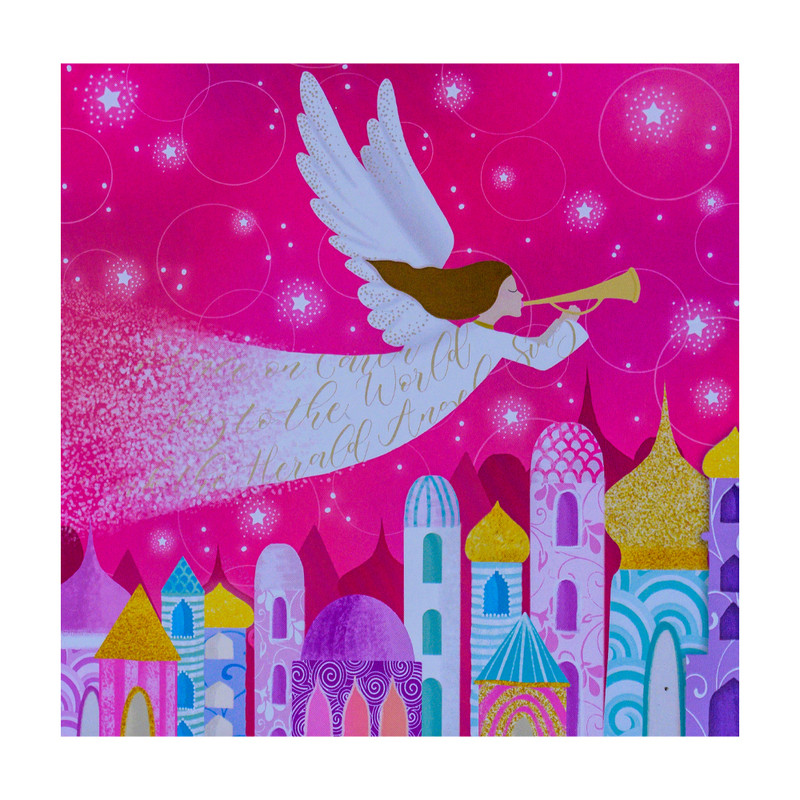 Trumpeting Angel Charity Christmas Cards