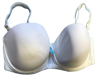 Debenhams Bra 34A White Plunge T-Shirt Underwired Padded New with Tags -  Against Breast Cancer