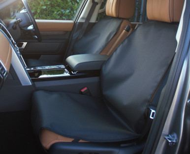 VW SCIROCCO 08 ON FRONT BLACK PAIR CAR SEAT COVER SET PROTECTORS
