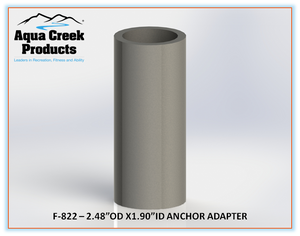 F-822 ANCHOR ADAPTER SLEEVE - 2-1/2 IN OD x 1.95 IN ID (LGL)(BRNZ)