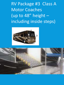 18'x30" or 5'x22" Portable RV Ramp System (RAMP ONLY, No Handrails)