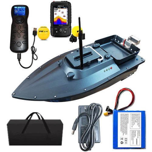 Salt Water Fish Hunter GPS Autopilot Drone Fishing Boat with Sonar - Depth & Fish Finder