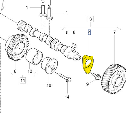 129150-02450 THRUST PLATE