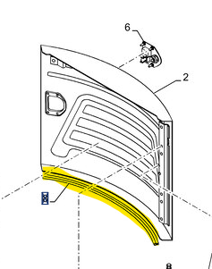 71MH-51920 WEATHERSTRIP