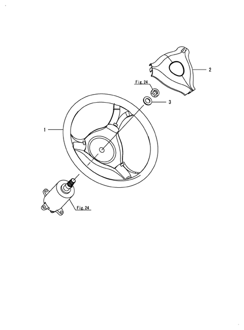 SA425 - STEERING WHEEL