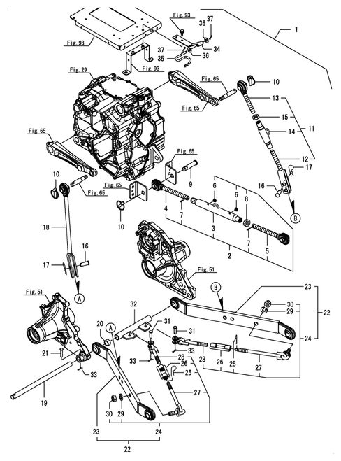 SA425 - THREE POINT LINK