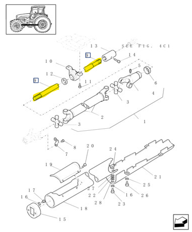 86024657 DRIVEN SHAFT