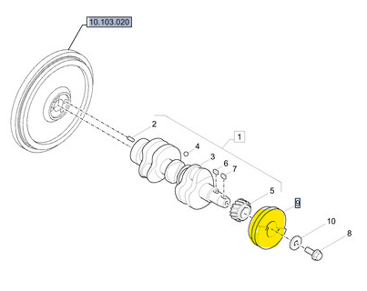129263-21660 PULLEY