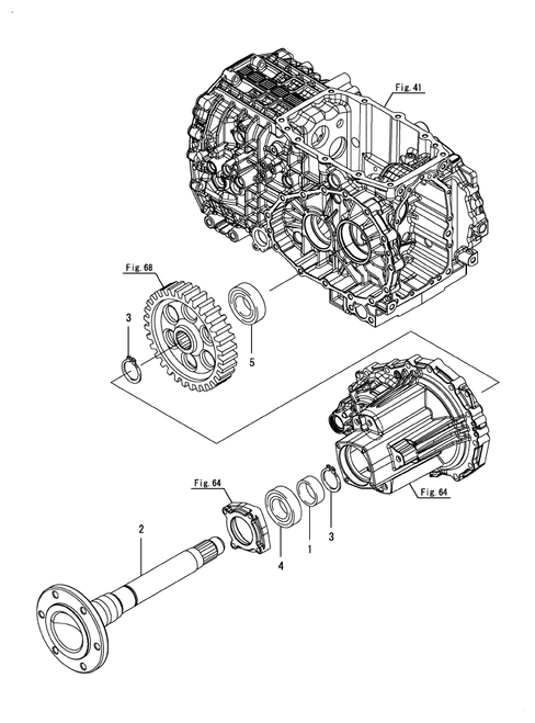 YT235 - REAR AXLE SHAFT