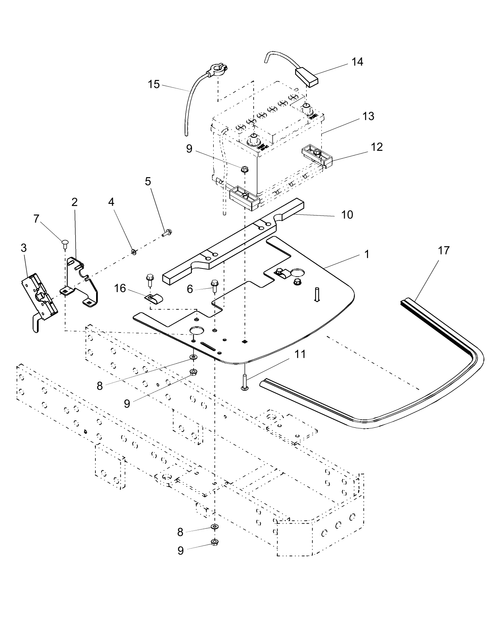 TC45A 06.02 - BATTERY & BATTERY PLATE