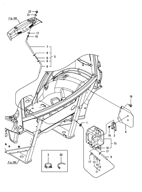 YT359 - WASHER TANK