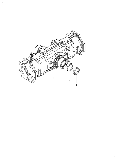 YT347 - FRONT AXLE CASE