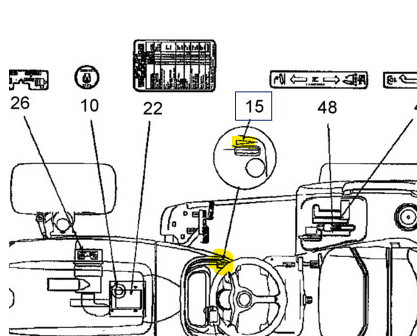 SBA390430290 DECAL - Throttle
