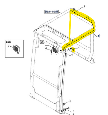 21MK-00700 Lighting Wire Harness