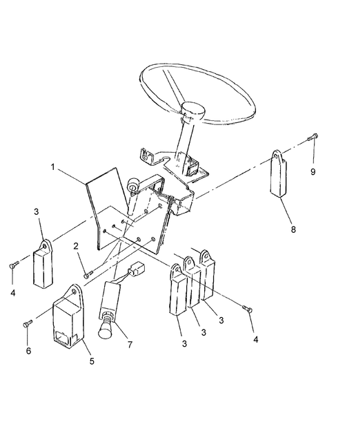 TC23DA 06.01.01 - ELECTRICAL COMPONENTS, STEERING COLUMN