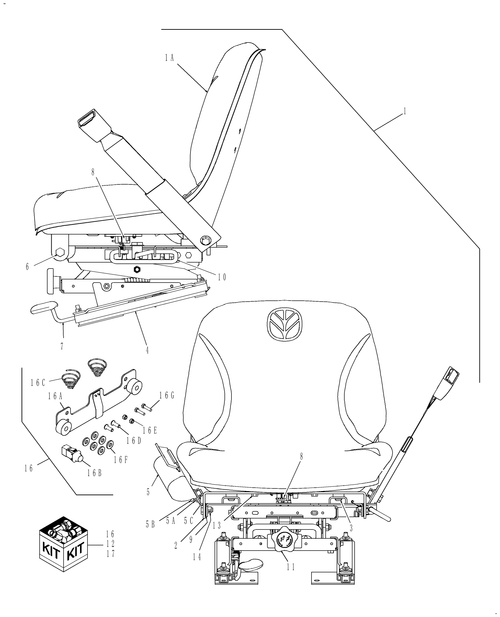 TC31DA 10.03 - DELUXE SEAT