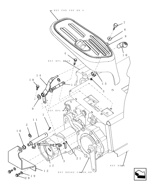 TC35A-07.14 - HPL LEVER ASSEMBLY