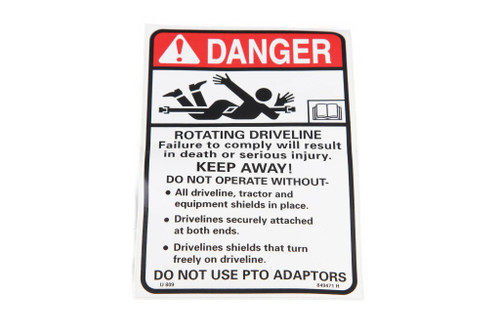 849471 DECAL, DANGER
