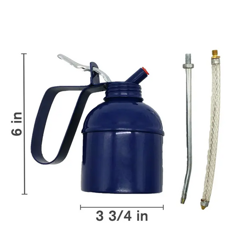 67.700.124 Blue Oil Can, Pump Style, 700ml