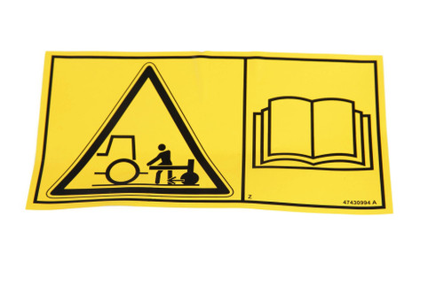 47430994 DECAL, IMPORTANT