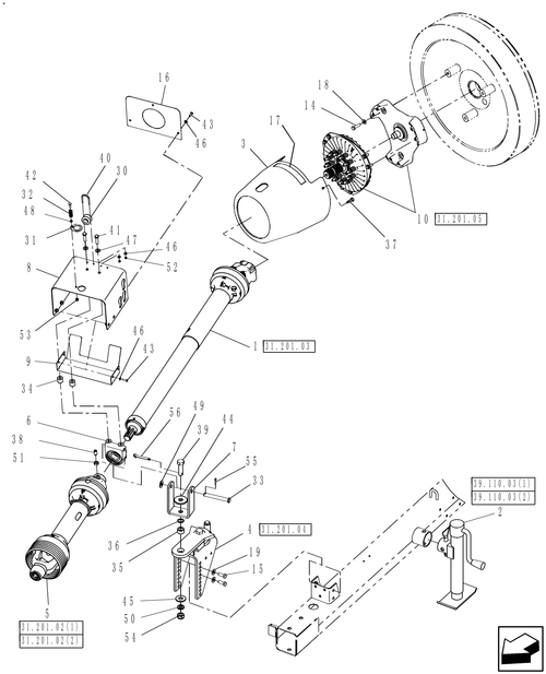 BC5070-31.201.01 - POWER TAKE OFF & CLUTCH