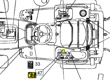 SBA390198950 DECAL -"3 Point must be completely raised prior to adjusting Cutting Height"