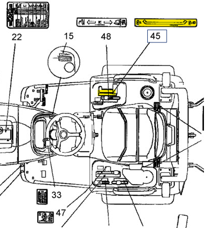SBA390174201 DECAL - Independent PTO
