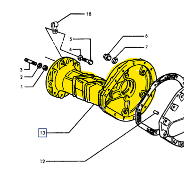 5088799 FINAL DRIVE HOUSING