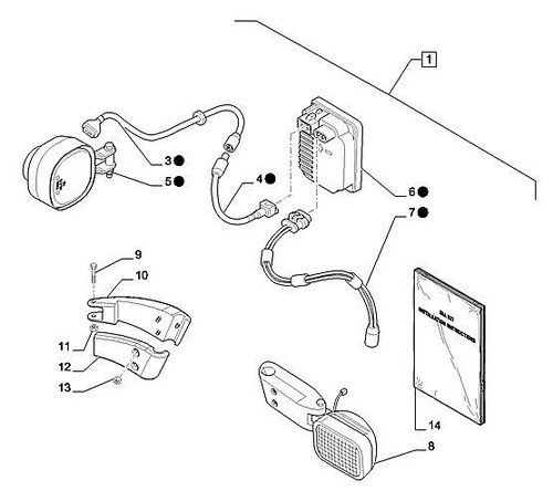 718658014 DIA KIT TRACTOR