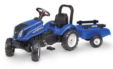FA3080AB New Holland T6 Pedal Toy with Trailer