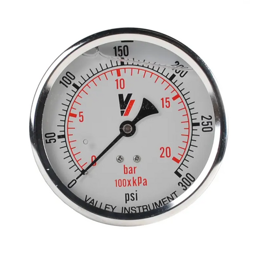 84.910.100 Gly 100 PSI 4" Face Rear Mount Gauge