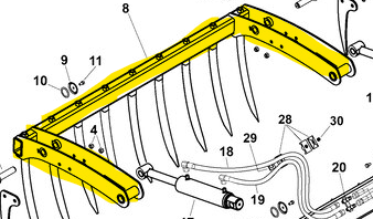 LDR11260308 PLATE, MOUNTING