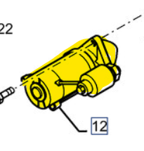 MT40334007 STARTER MOTOR
