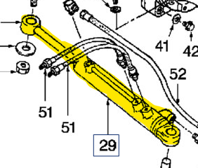 SBA344952752 HYDRAULIC CYLINDER